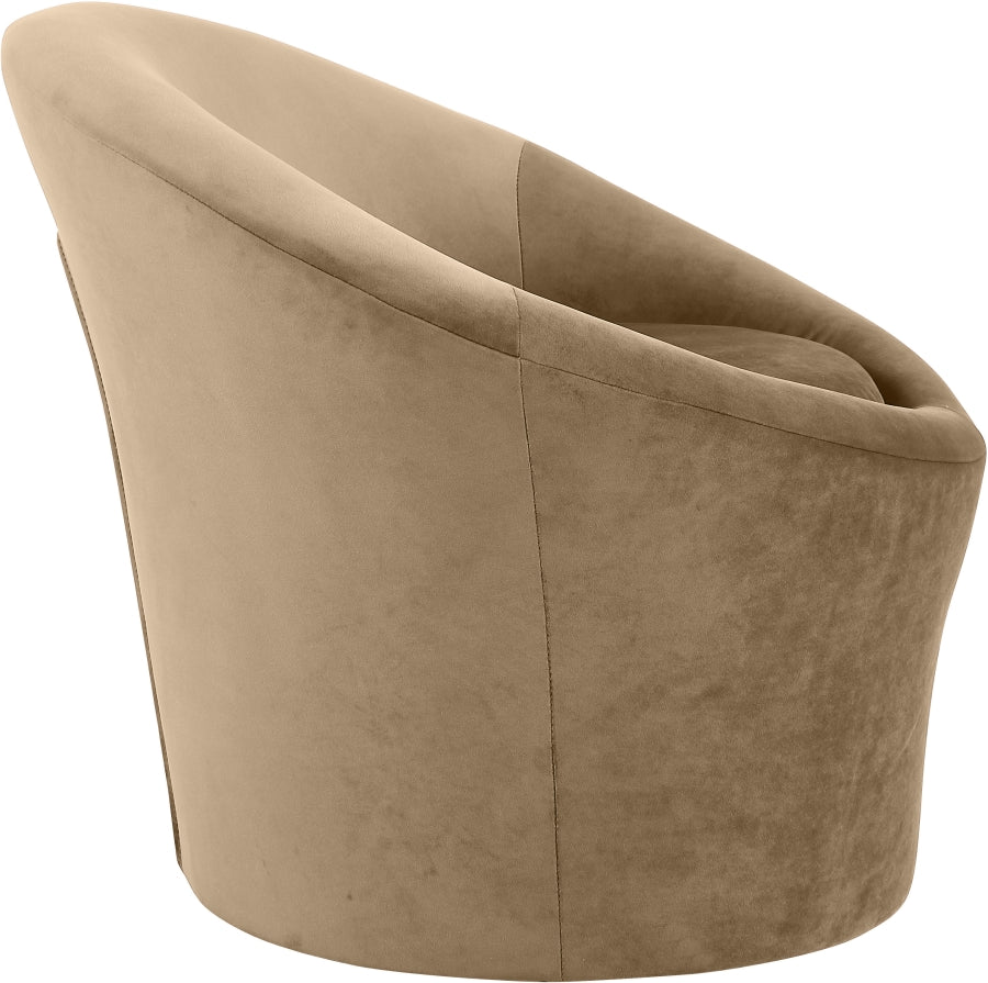 Tristan Velvet Upholstered Accent Chair