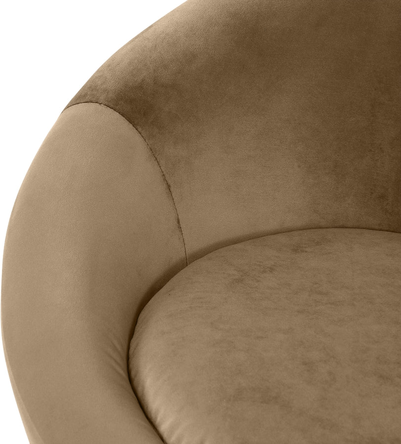 Tristan Velvet Upholstered Accent Chair