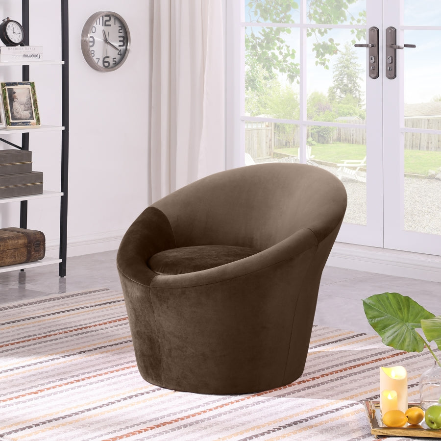 Tristan Velvet Upholstered Accent Chair
