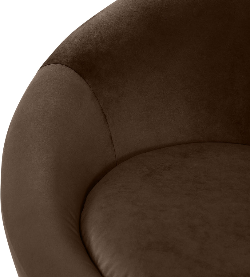 Tristan Velvet Upholstered Accent Chair