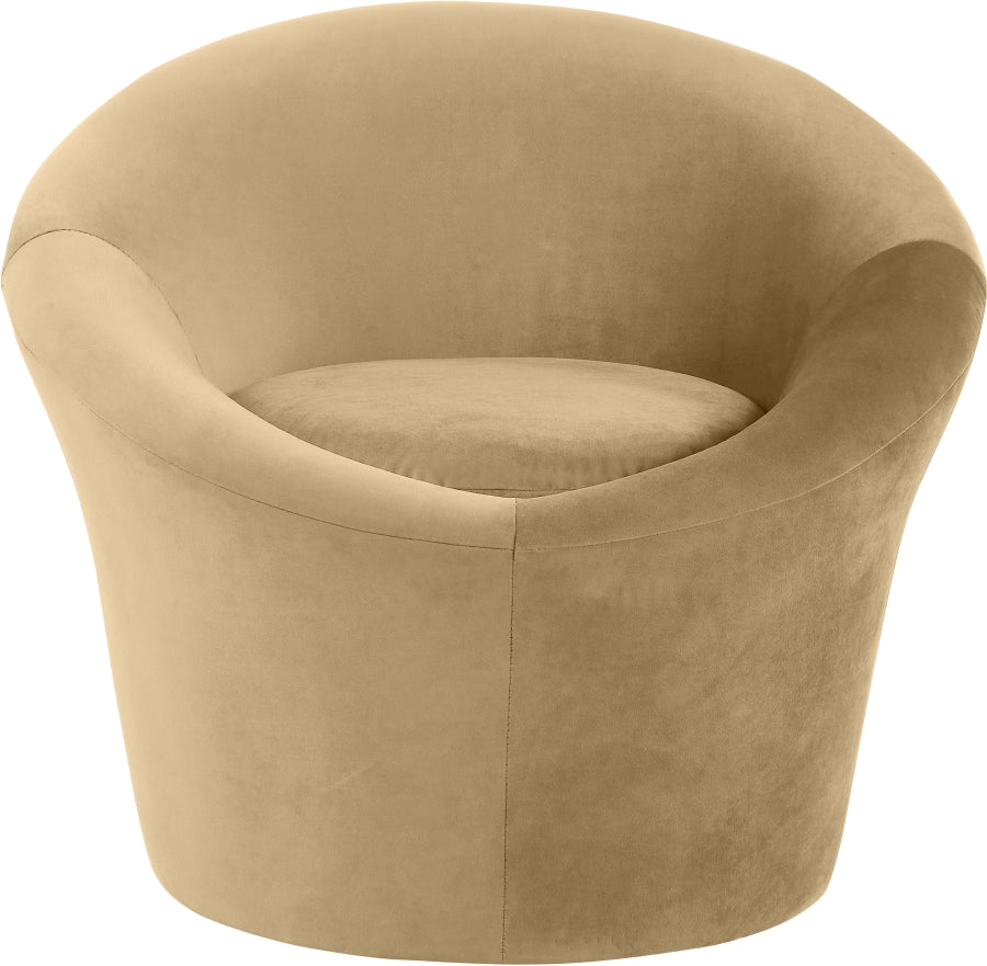 Tristan Velvet Upholstered Accent Chair