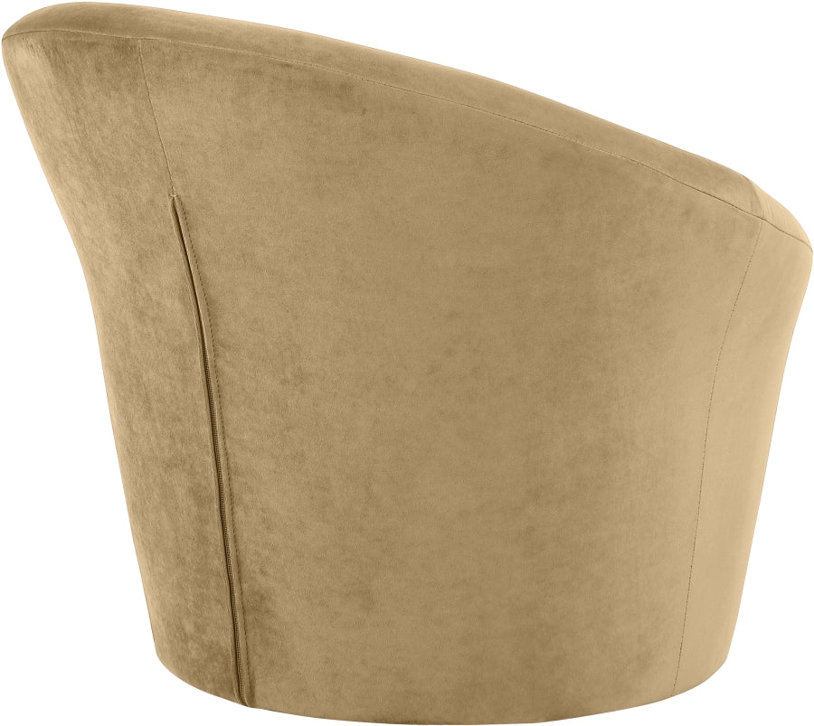 Tristan Velvet Upholstered Accent Chair