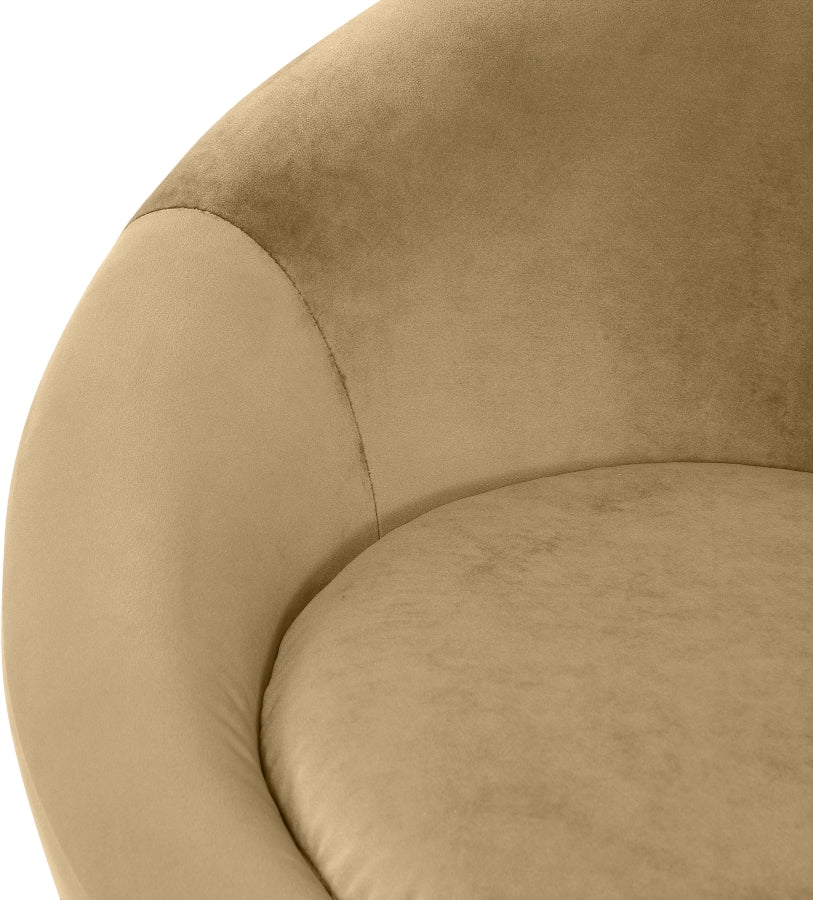 Tristan Velvet Upholstered Accent Chair