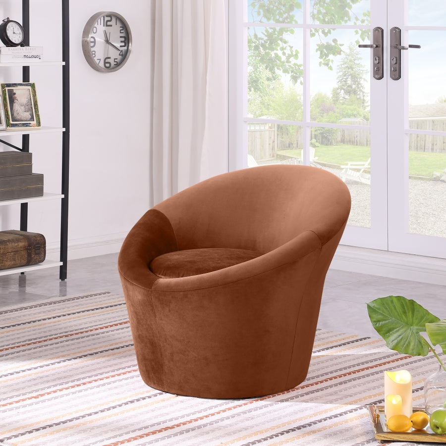 Tristan Velvet Upholstered Accent Chair