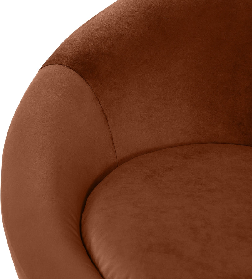 Tristan Velvet Upholstered Accent Chair