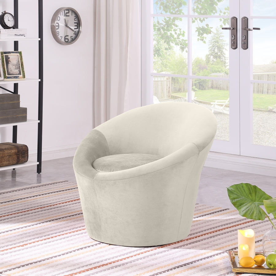 Tristan Velvet Upholstered Accent Chair