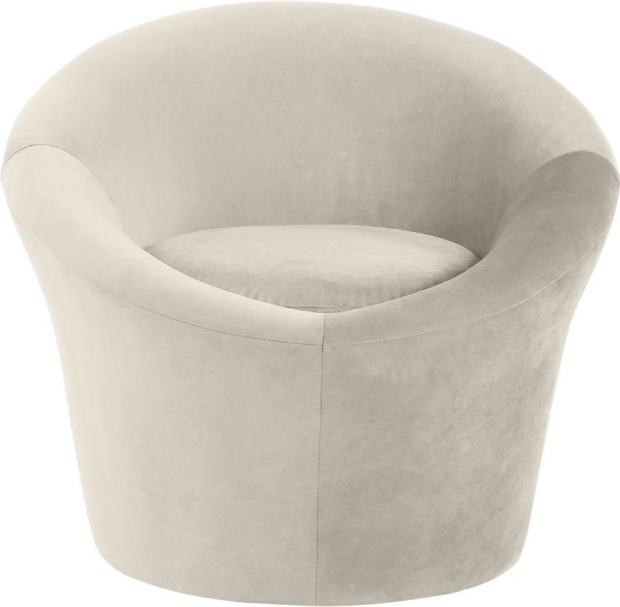 Tristan Velvet Upholstered Accent Chair