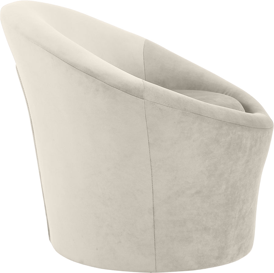 Tristan Velvet Upholstered Accent Chair
