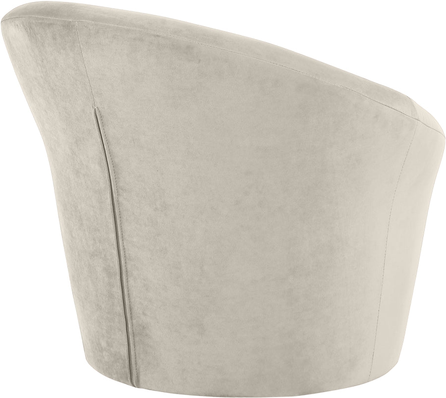 Tristan Velvet Upholstered Accent Chair