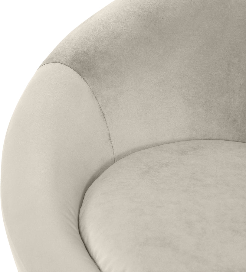 Tristan Velvet Upholstered Accent Chair