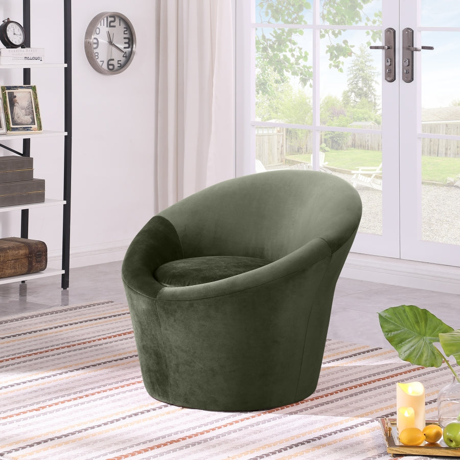 Tristan Velvet Upholstered Accent Chair