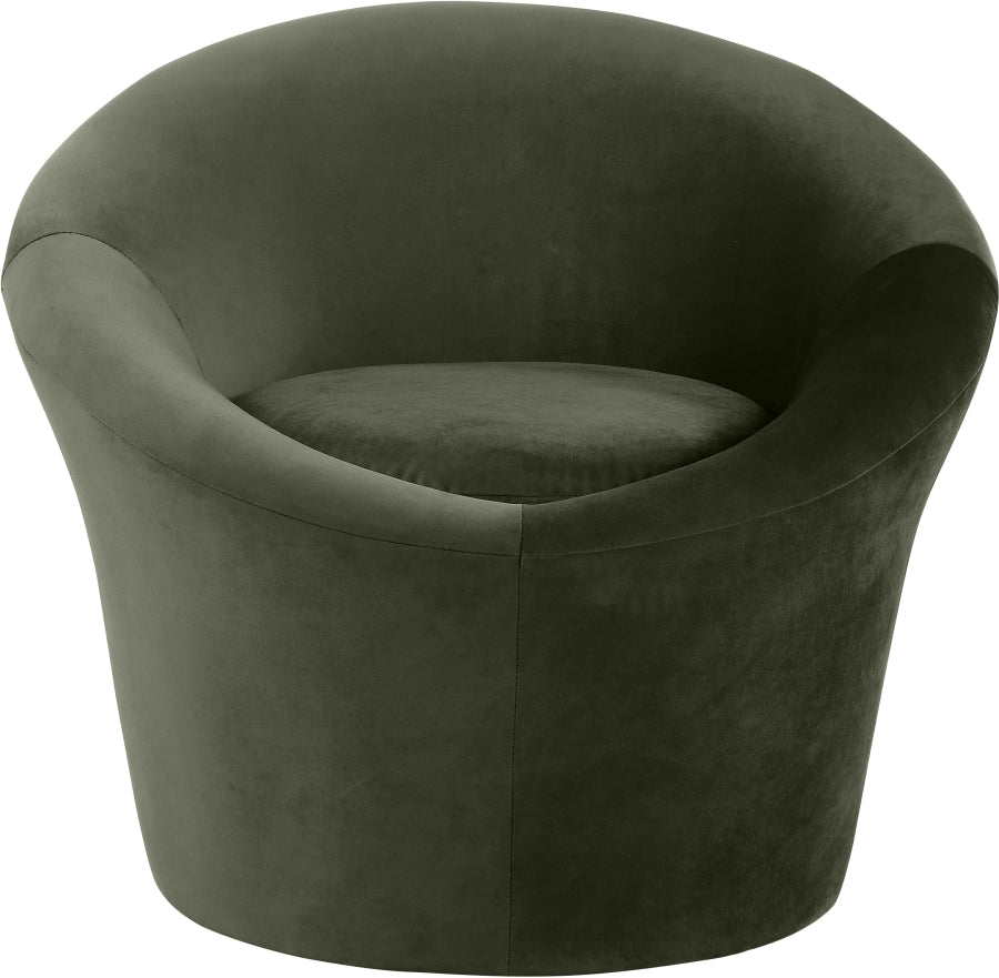 Tristan Velvet Upholstered Accent Chair