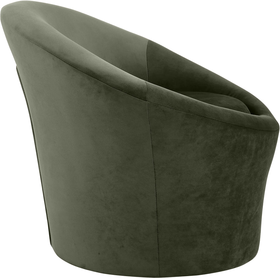 Tristan Velvet Upholstered Accent Chair