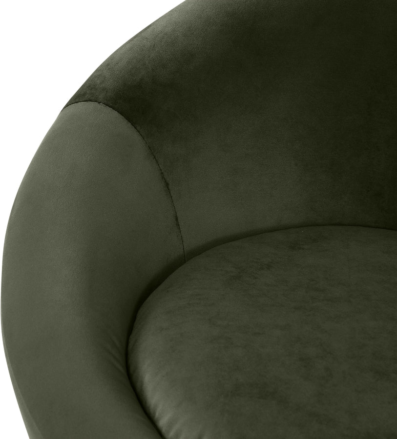 Tristan Velvet Upholstered Accent Chair