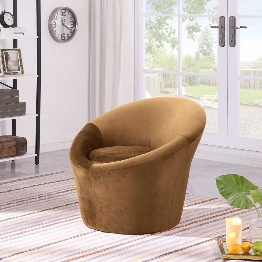 Tristan Velvet Upholstered Accent Chair