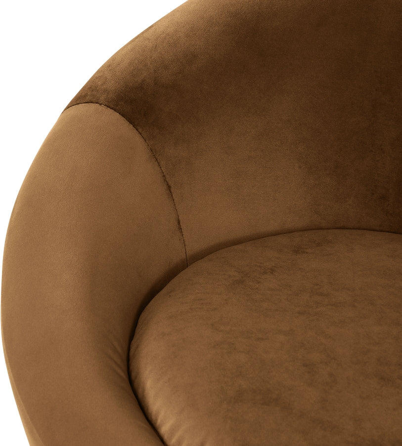Tristan Velvet Upholstered Accent Chair