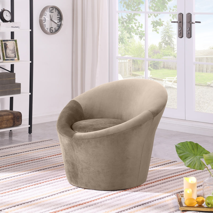 Tristan Velvet Upholstered Accent Chair
