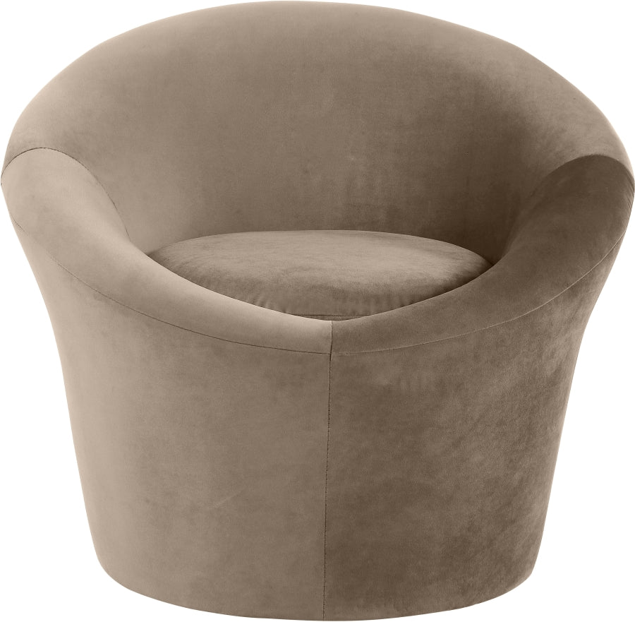 Tristan Velvet Upholstered Accent Chair