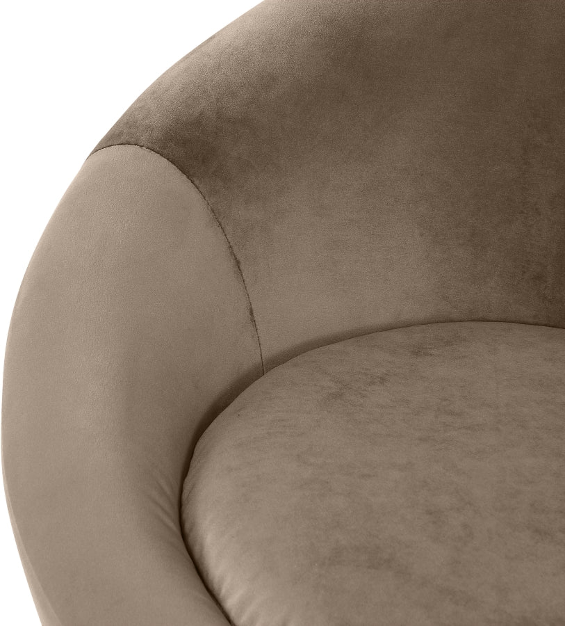 Tristan Velvet Upholstered Accent Chair