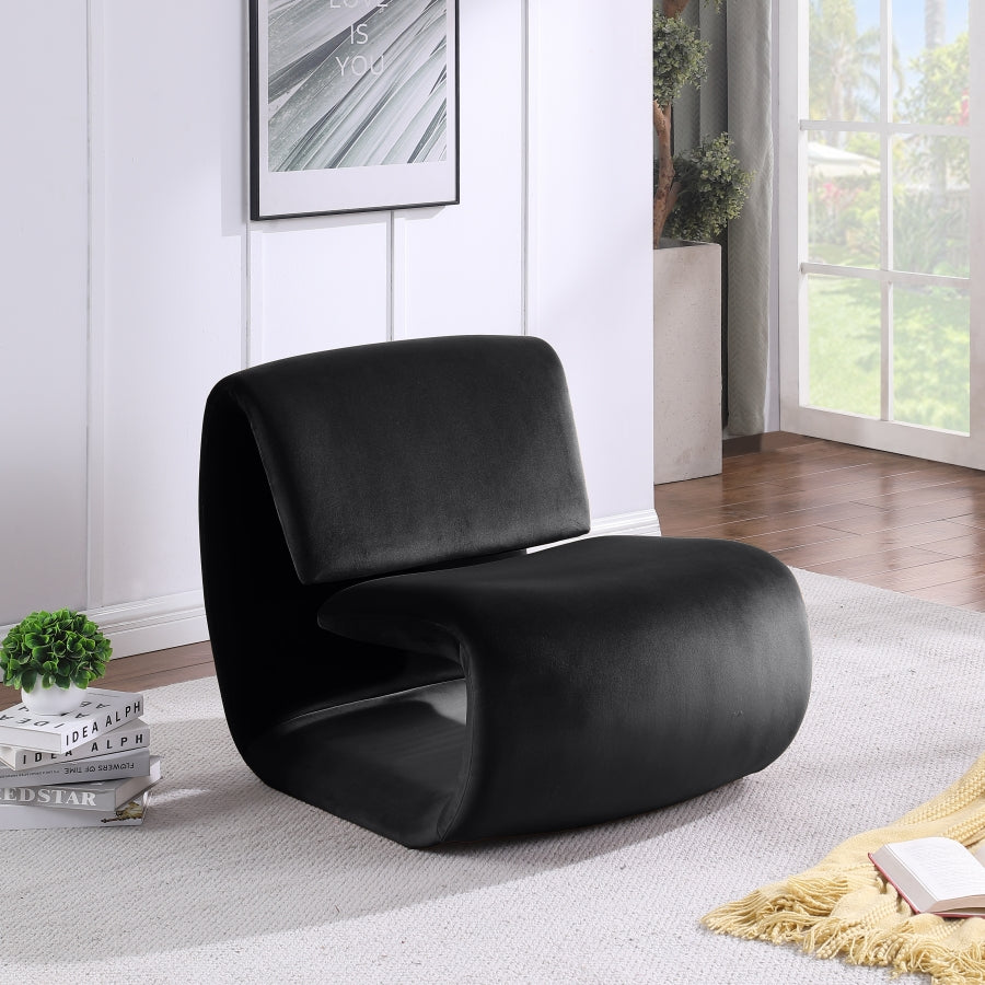 Fauteuil d'appoint rembourré en chenille Vivi 