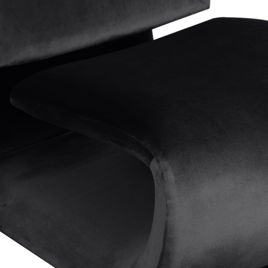 Fauteuil d'appoint rembourré en chenille Vivi 