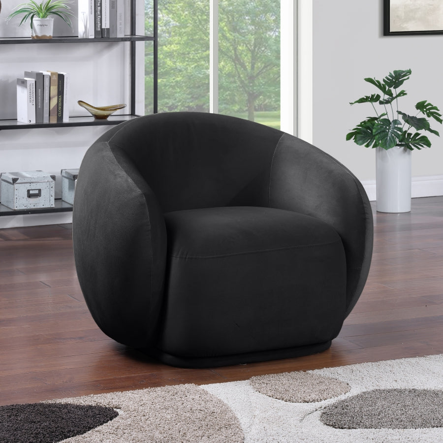 Fauteuil d'appoint rembourré en chenille Vivi 