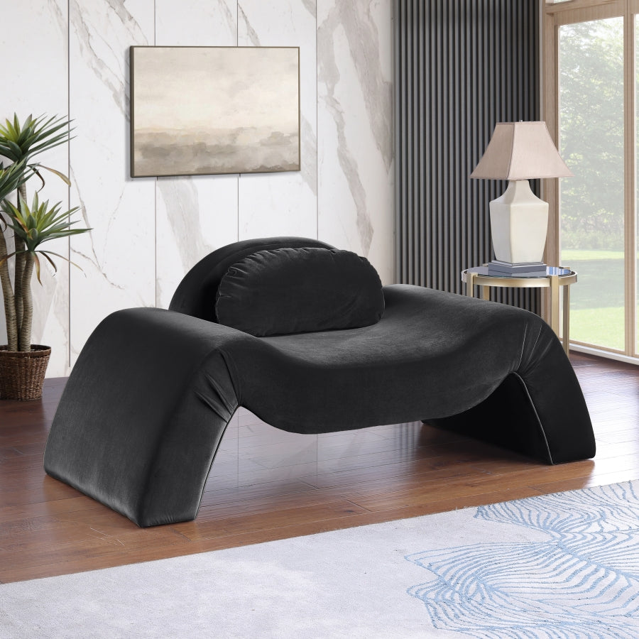 Fauteuil d'appoint rembourré en chenille Vivi 