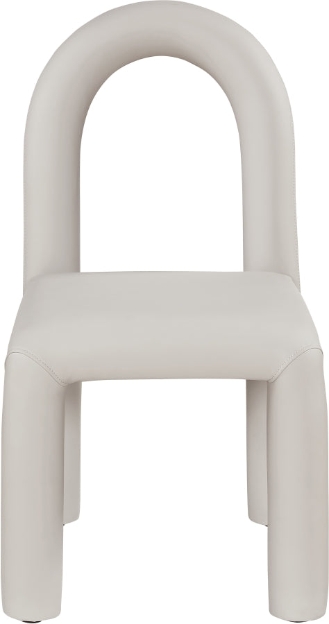 Fauteuil d'appoint rembourré en chenille Vivi 