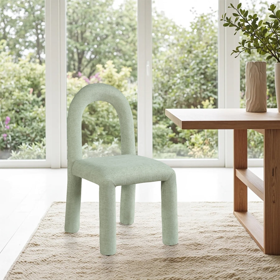 Fauteuil d'appoint rembourré en chenille Vivi 