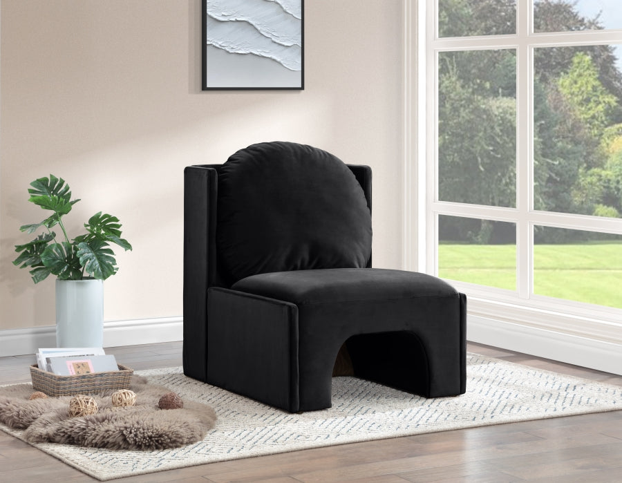 Fauteuil d'appoint rembourré en chenille Vivi 