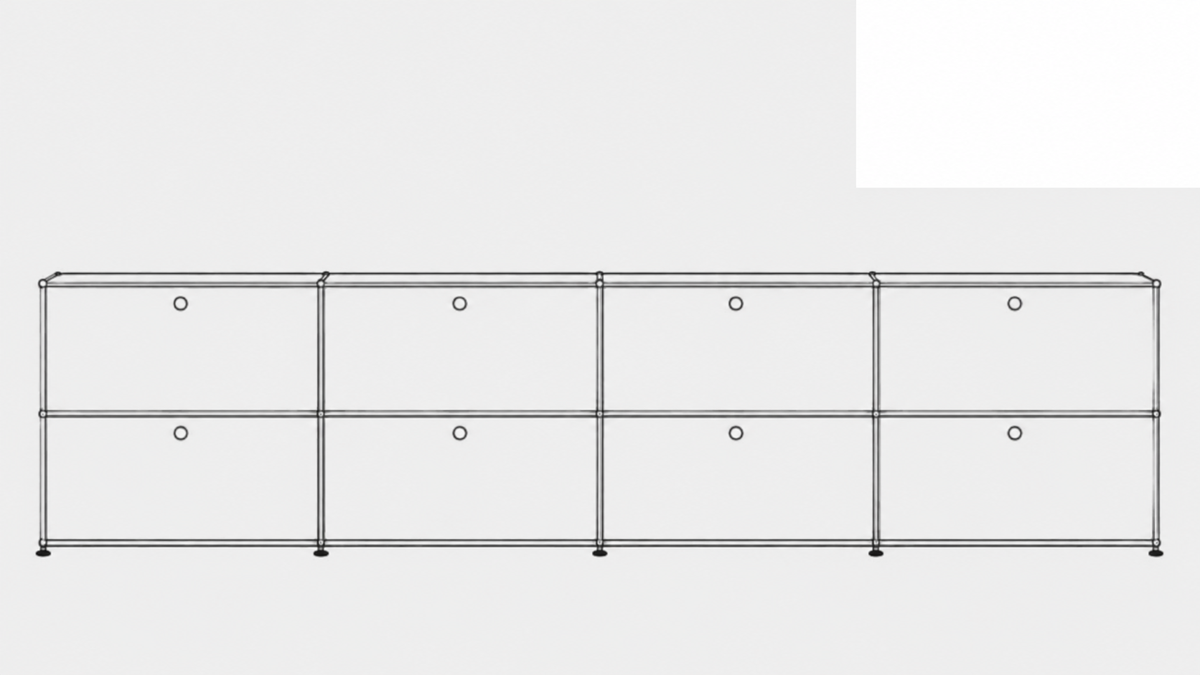 USM Haller C1AF Bed Nightstand