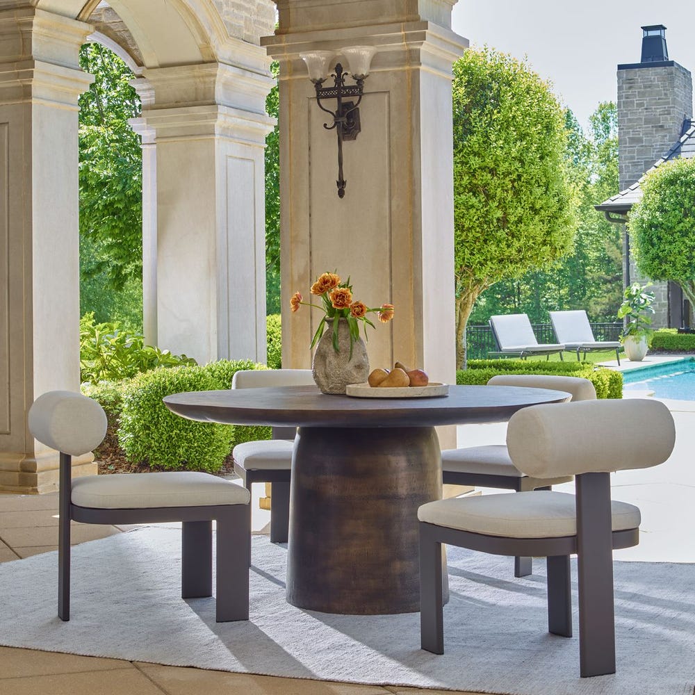 Madrone Outdoor Dining Table, 2 Cartons