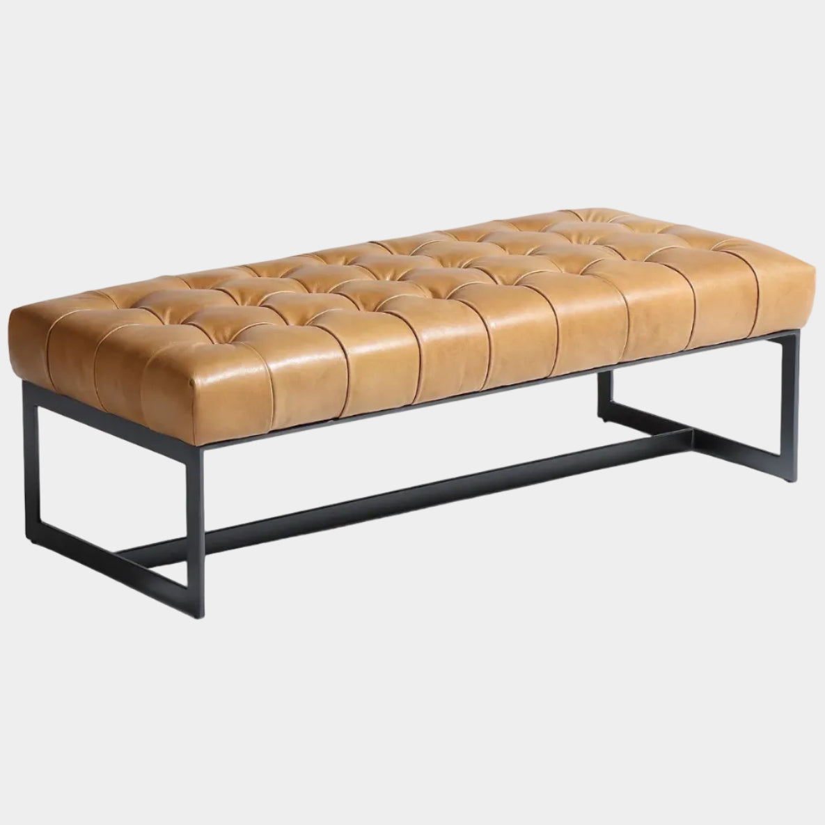 Wyatt Leather Bench