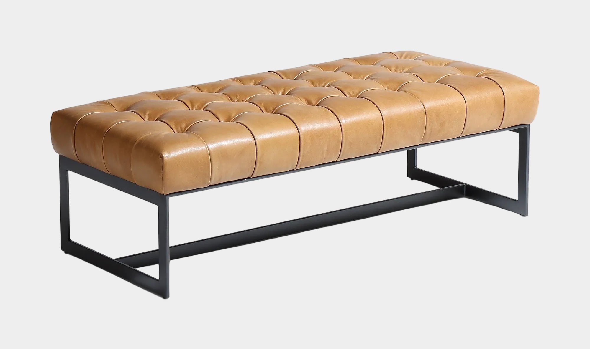 Wyatt Leather Bench