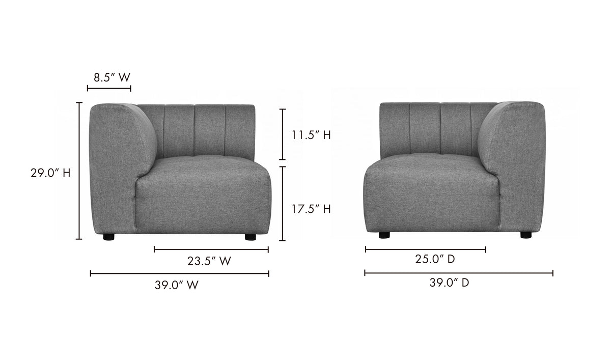 Lyric Corner Chair