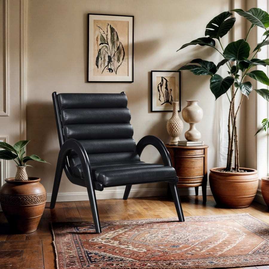 Fauteuil d'appoint rembourré en chenille Vivi 