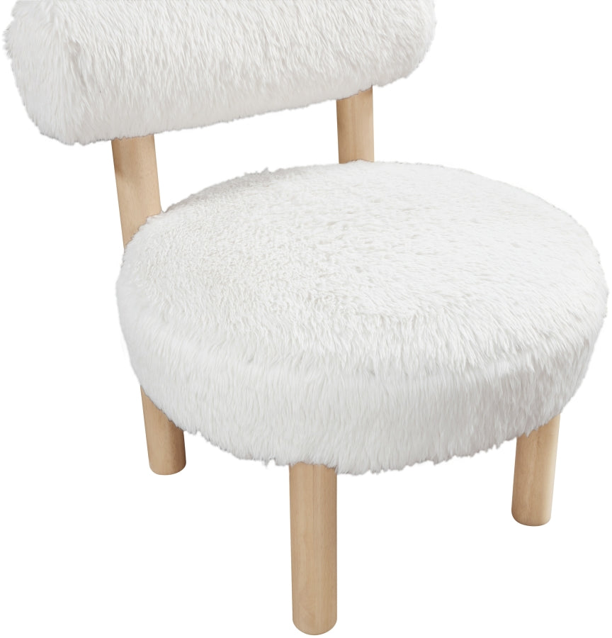 Fauteuil d'appoint rembourré en chenille Vivi 