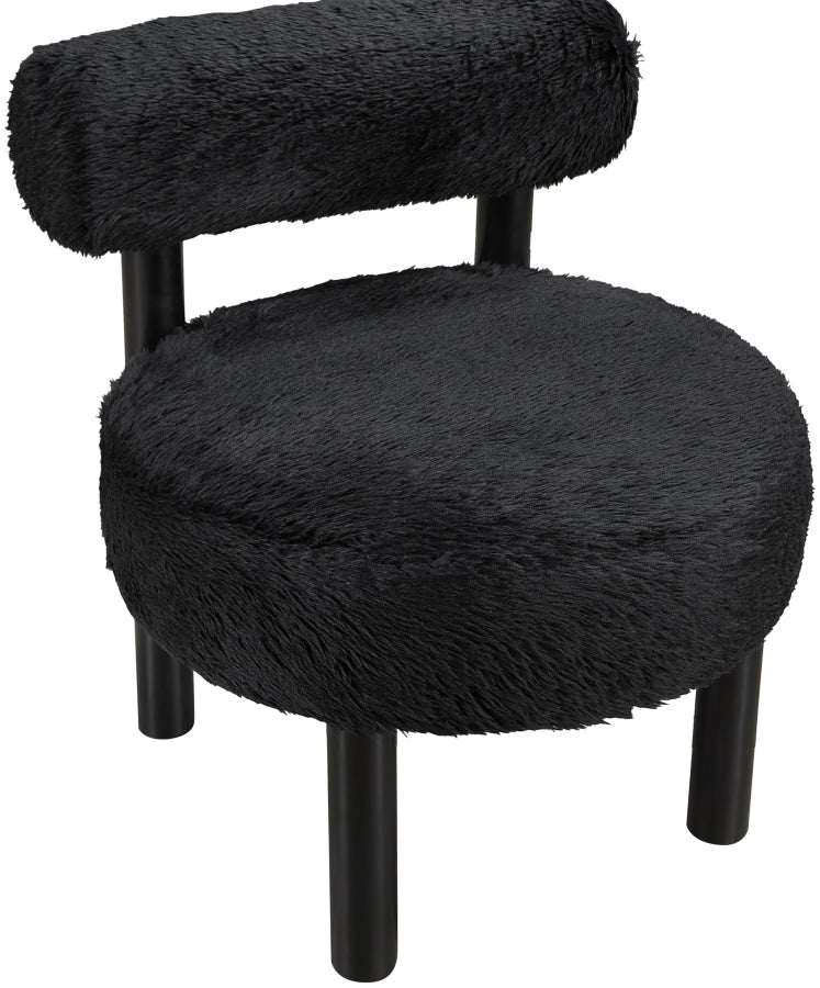 Fauteuil d'appoint rembourré en chenille Vivi 