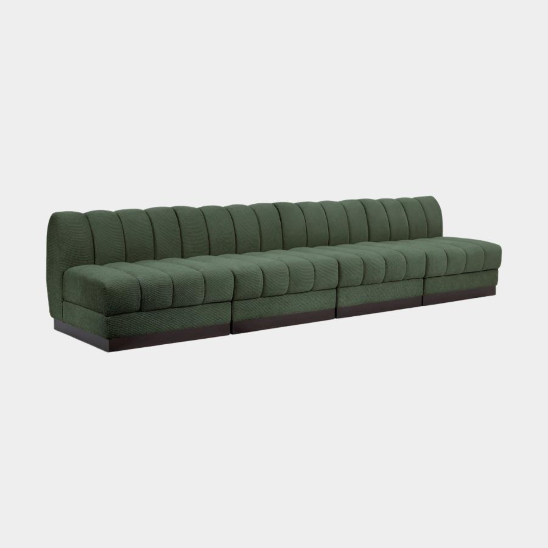 Quinn Chenille Fabric Armless Sofa