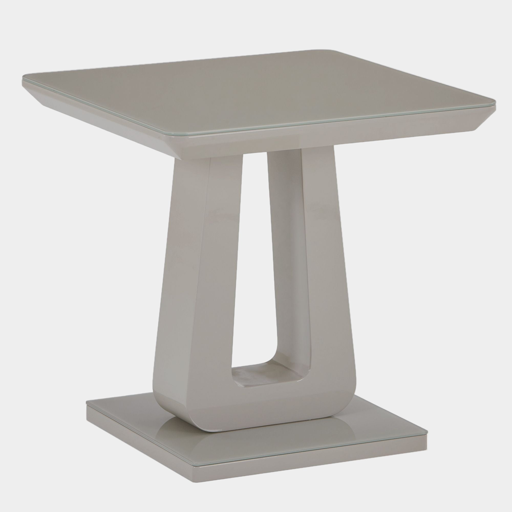 Corvus Accent Table in Warm Grey