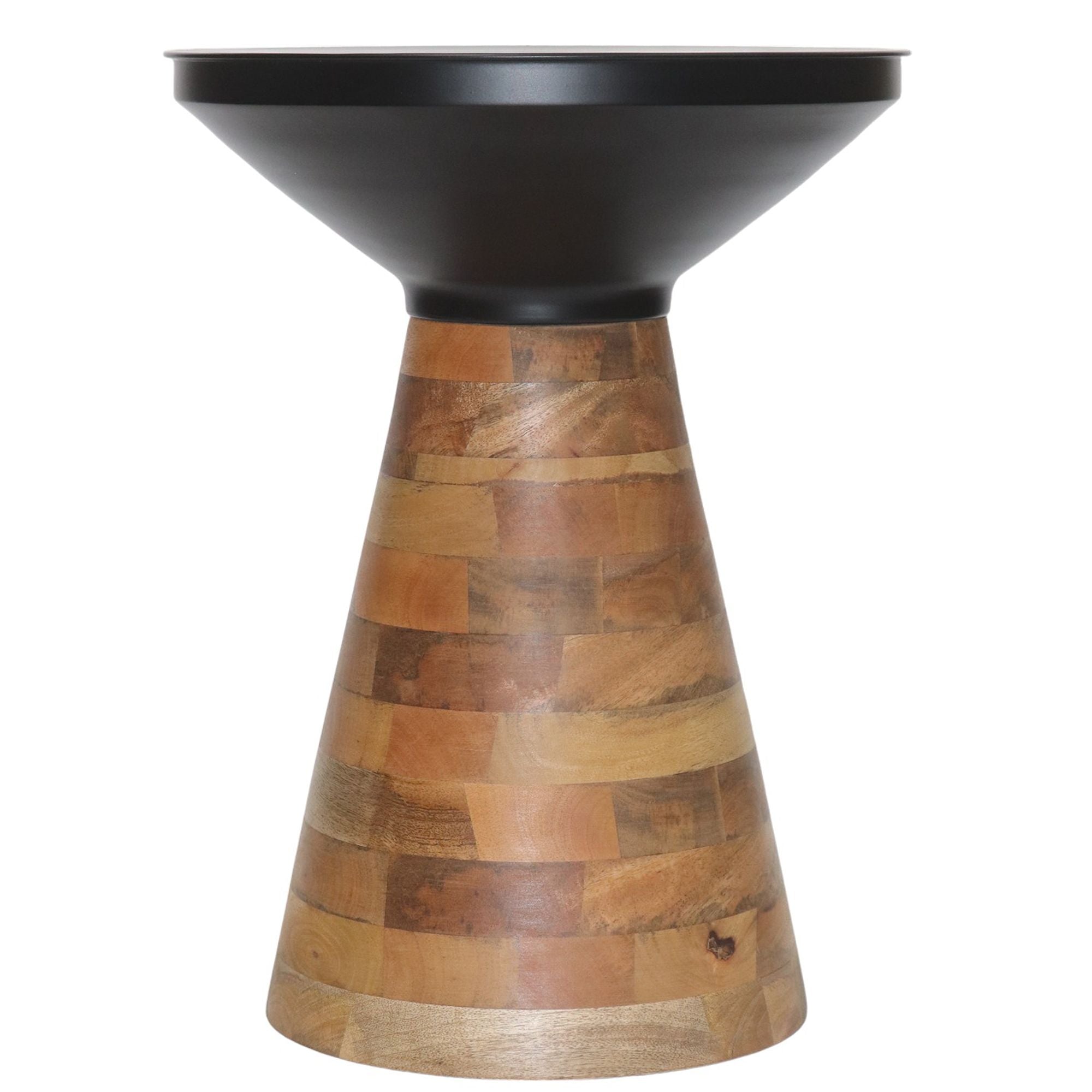 Boden Accent Table in Black and Walnut