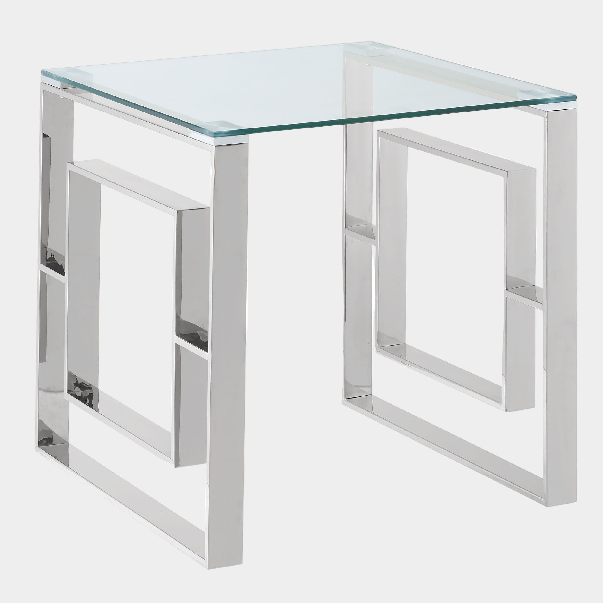Eros Accent Table in Silver