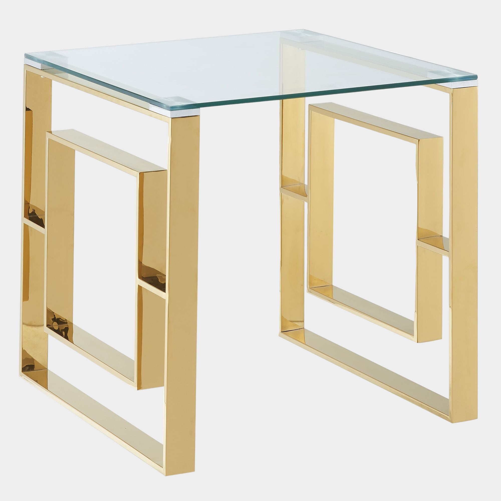 Eros Accent Table in Gold