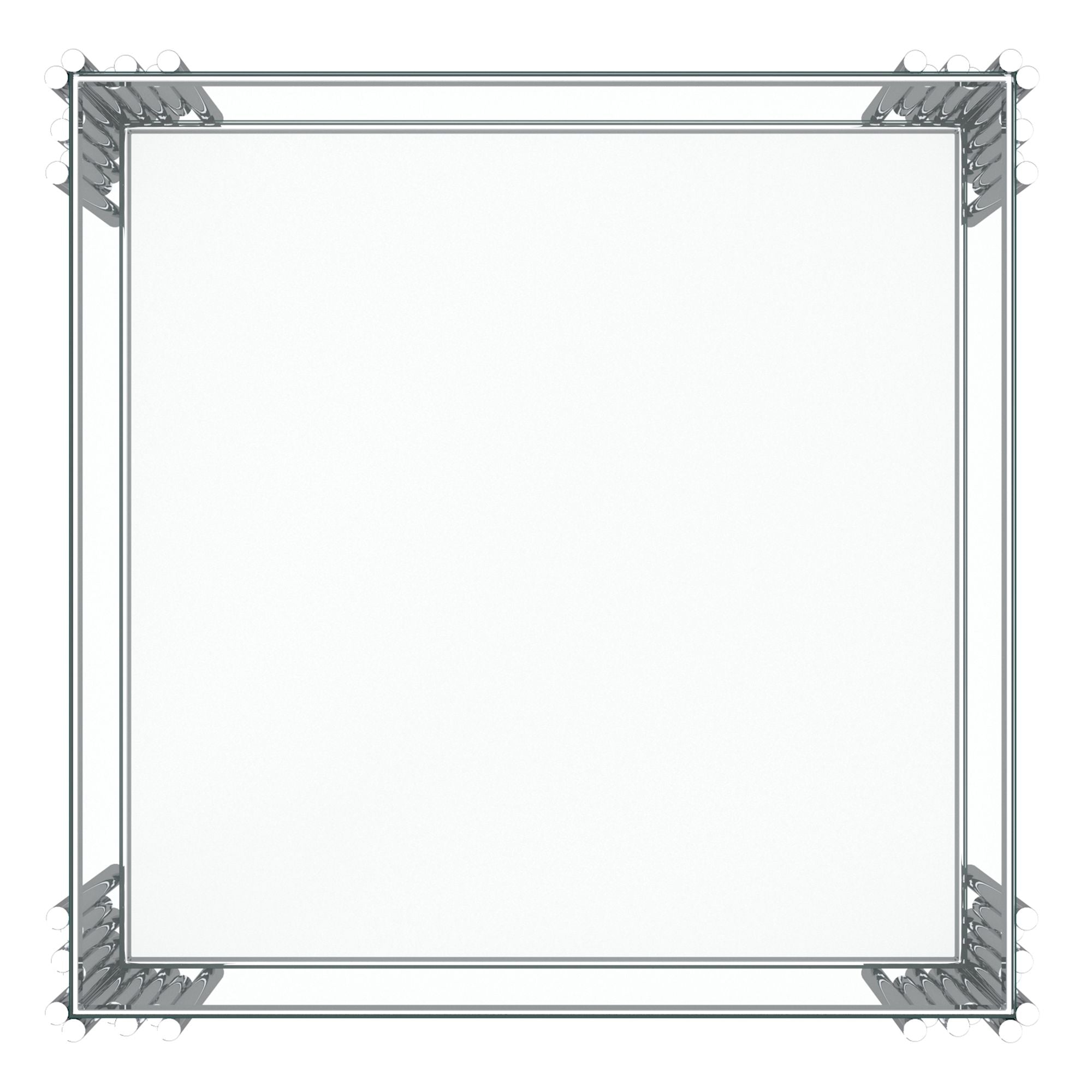 Estrel Large Accent Table in Silver