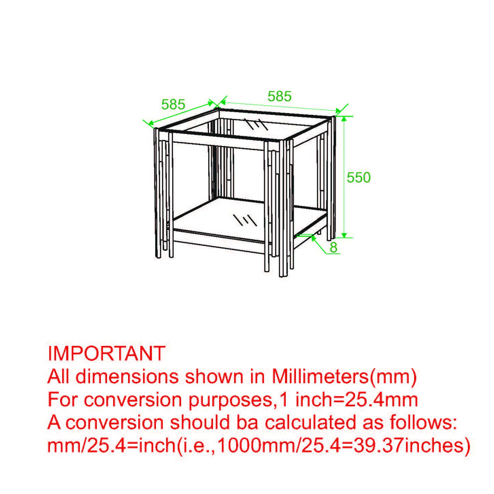 Estrel Large Accent Table in Silver