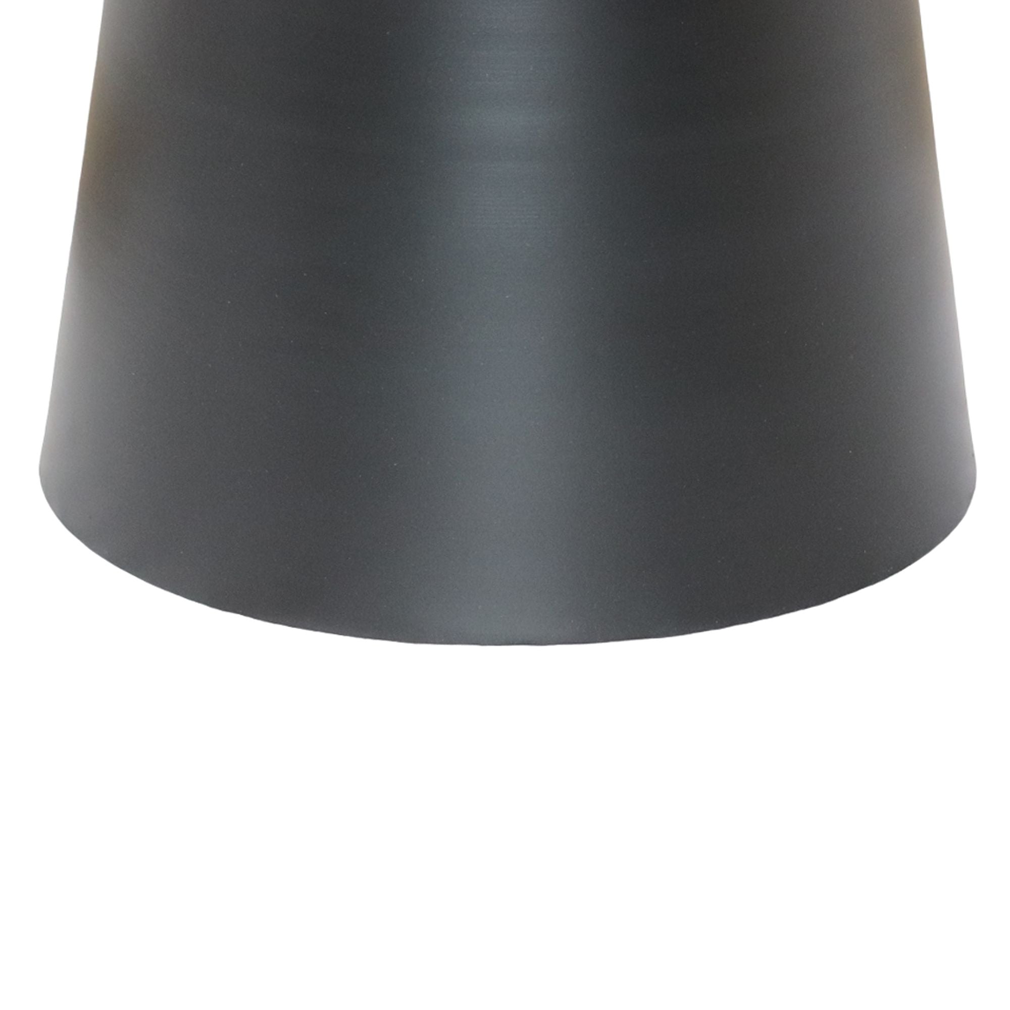 lora Accent Table in Black and White and Brushed Gold