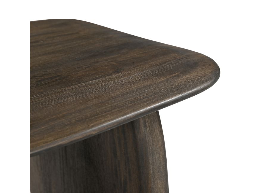 Bazul Organic Accent Table in Mocha