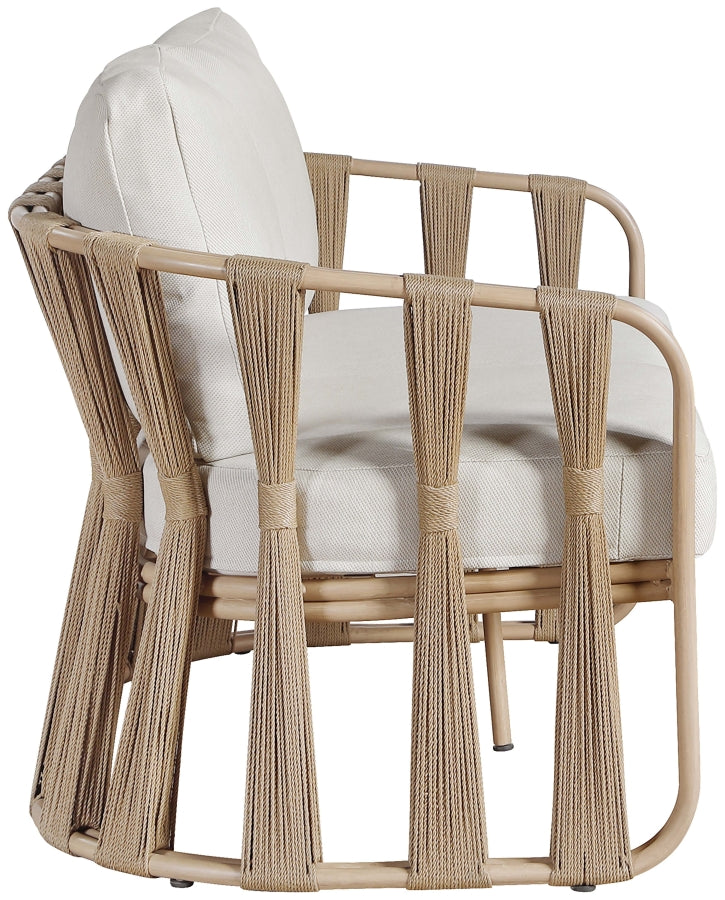 Chaise longue en tissu Orian Teddy