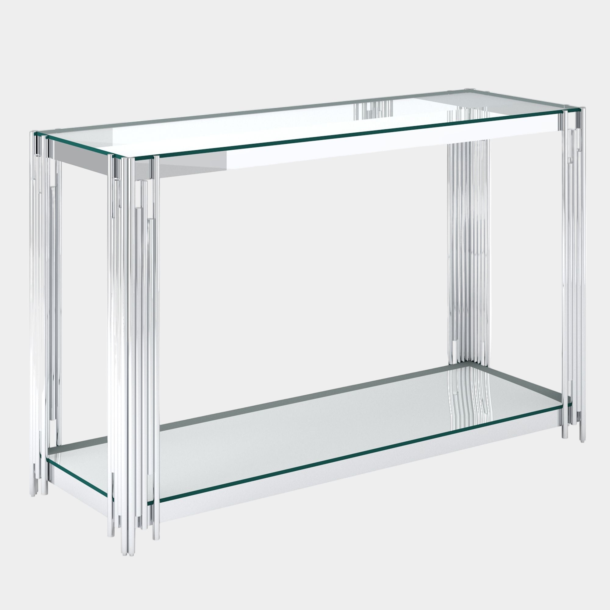 Estrel Console Table in Silver