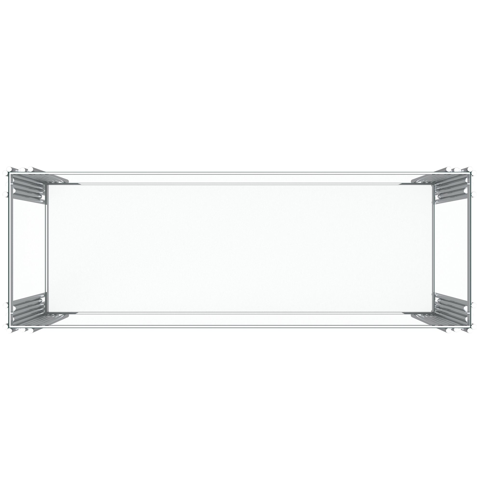 Estrel Console Table in Silver
